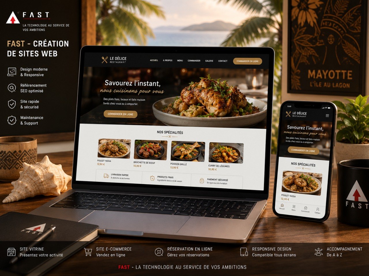 Création site web responsive
